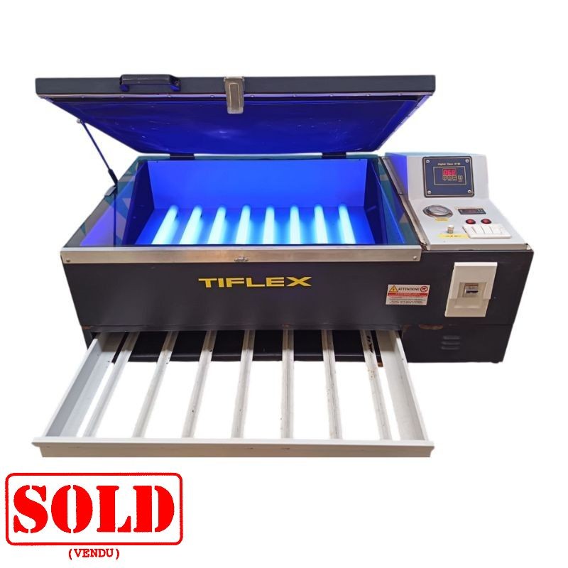 Used Tiflex screen exposing unit and drying cabinet / 1 Drawer – Ref. 23L6080
