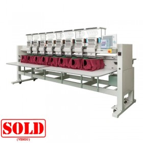 Tajima TMAR K1208C 8-head, 12-needle industrial multi-head embroidery machine