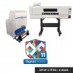 Poudreur sécheur vertical GEN 2 pour ligne DTF 60 cm