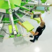 ROQ NEXT industrial screen printing machine in production
