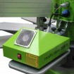 ROQ Nano screen printing press with 10 platens for neck labels and textile logos
