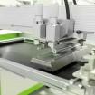 ROQ IRON système de lissage textile intégré à une machine de sérigraphie