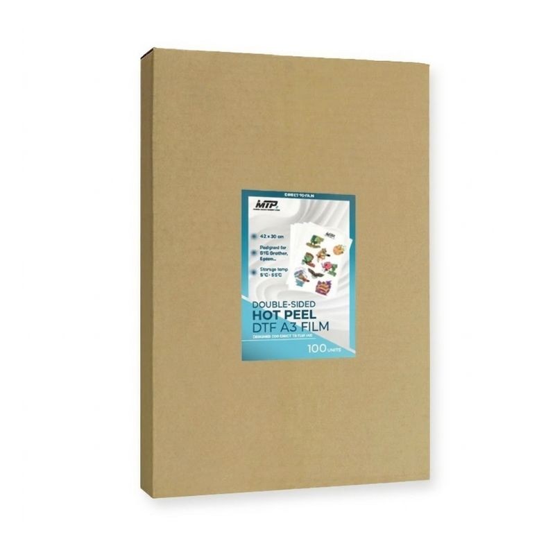 A3 DTF Transfer Film – 29.7 x 42 cm Hot Peel