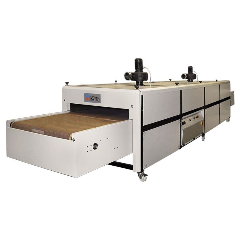 NOIR 5000 industrial textile conveyor dryer in production line