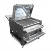 Hot melt powder application on DTF film with Schulze 600 V3 powder shaker