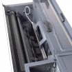 DTF powdering and drying system with automatic powder recovery