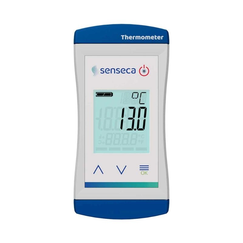 Senseca thermometer with probe for heat press temperature control
