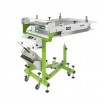 Machine de flocage textile ROQ FLOCK sur carrousel automatique