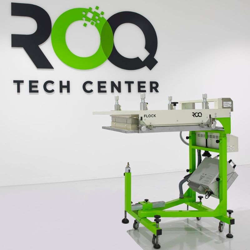 ROQ FLOCK Automatic Flocking Unit for screen printing | Manutech-Print