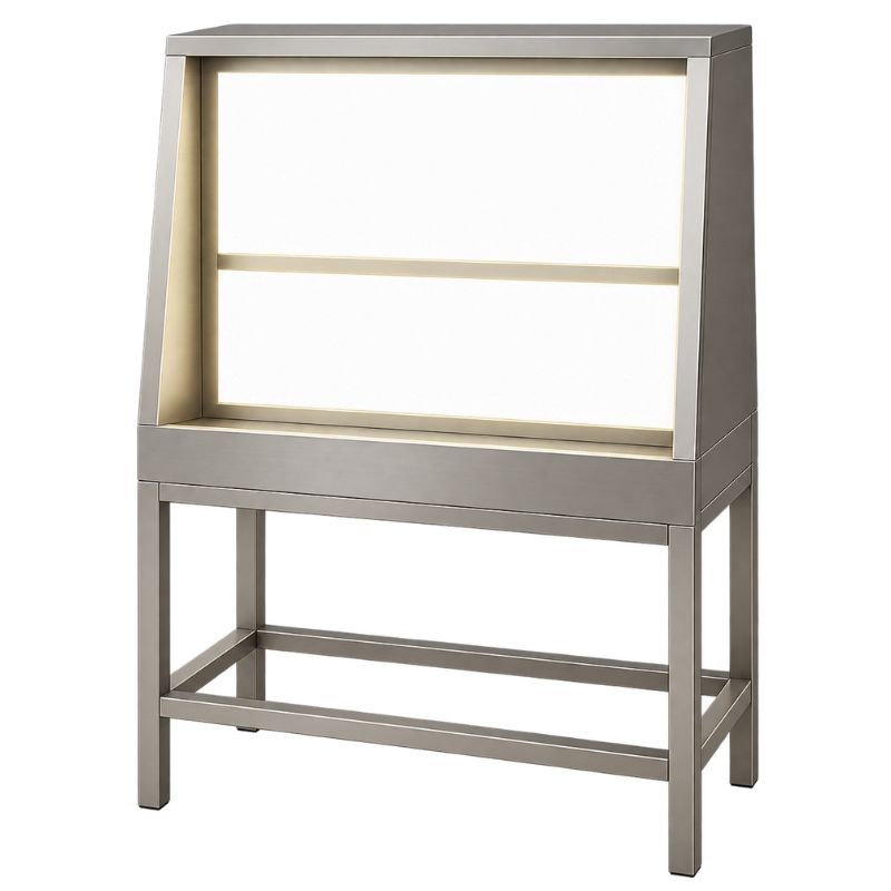 Bac de dégravage inox WB-1010 avec rétroéclairage LED pour sérigraphie