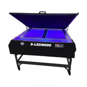 S-LED8000 exposure unit control panel with digital exposure time display